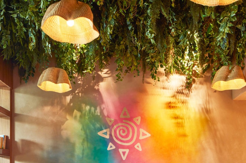 artificial hanging plants from ceiling